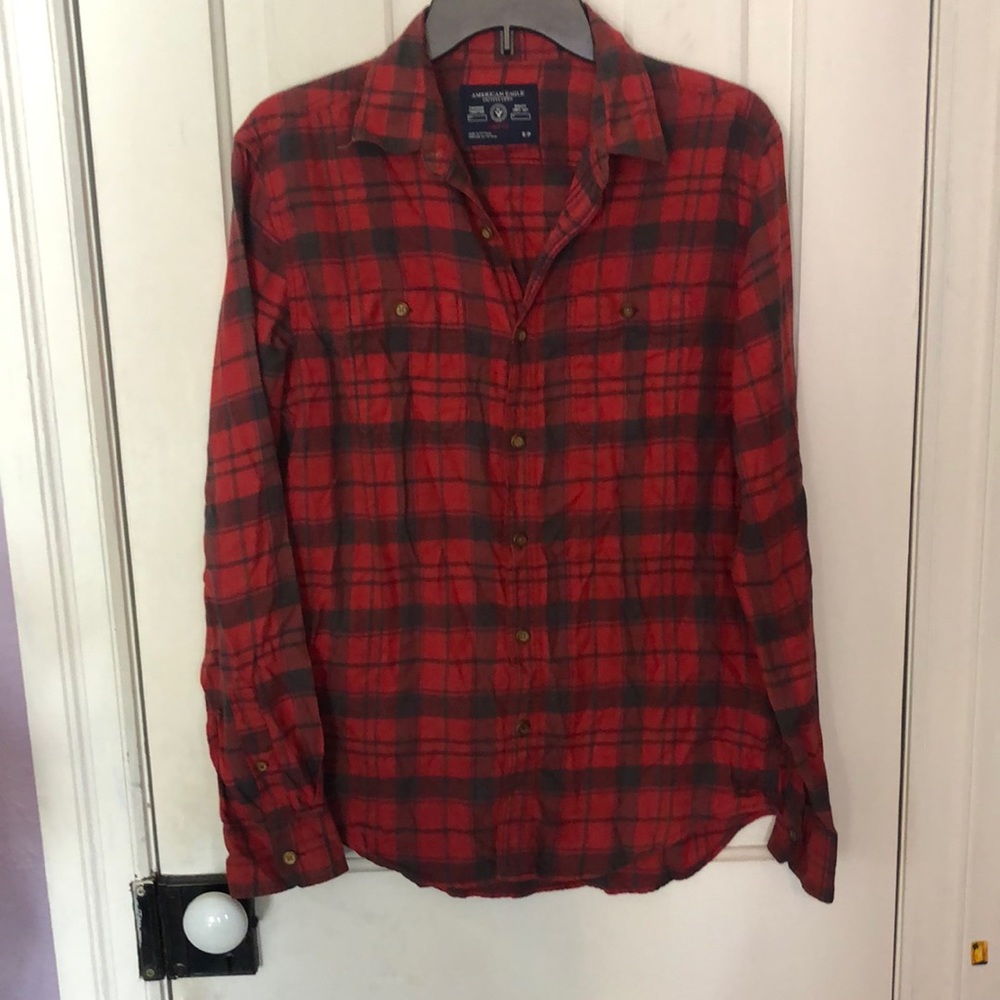American eagle plaid shirt